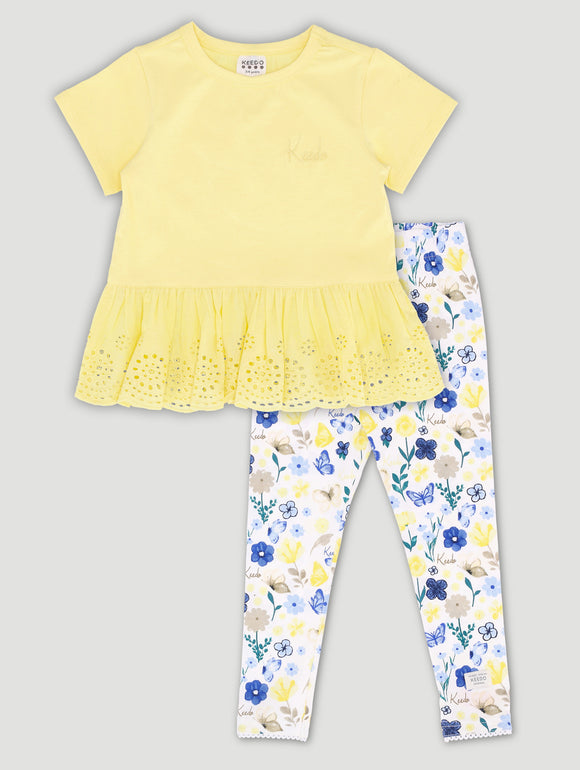 Girls Florescence Top And Legging Set