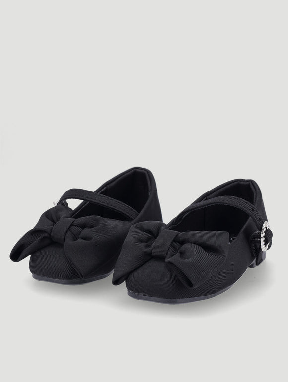 Girls Bow Detail Ballet Occasion Pump