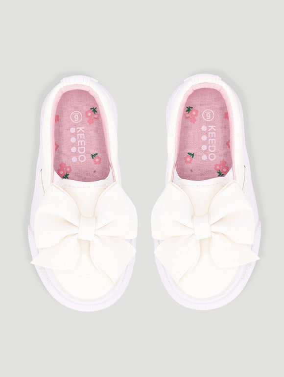 Girls Bow Slipon Sneaker