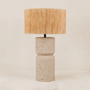 Felixton Table Lamp with Rafia Shade – Natural