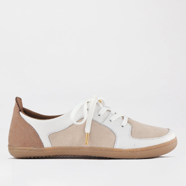 Mary Jane Suede Flat In Brown - 13005