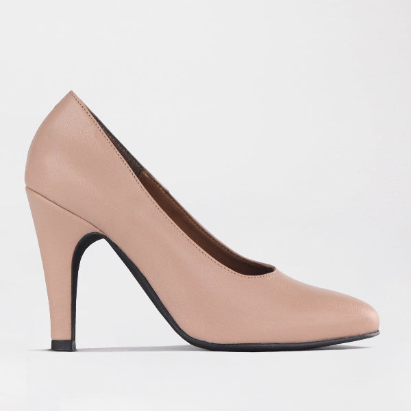 Mary Jane Suede Flat In Brown - 13003