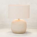 Annona Table Lamp with Linen Shade – Cream