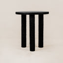 Chiselled Side Table – Black