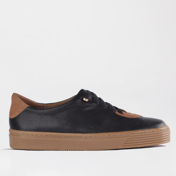 Mary Jane Suede Flat In Brown - 13148
