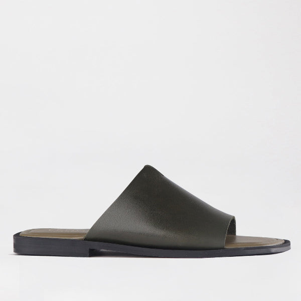 Mary Jane Suede Flat In Brown - 13138