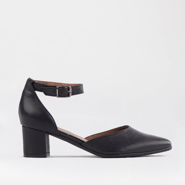 Mary Jane Suede Flat In Brown - 13088