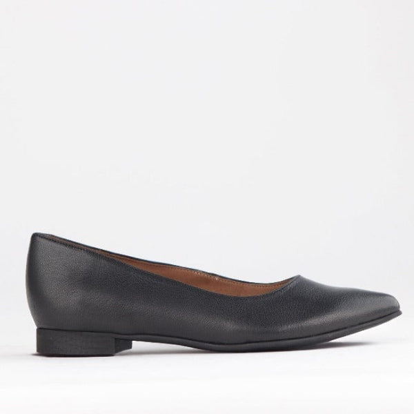 Mary Jane Suede Flat In Brown - 13153