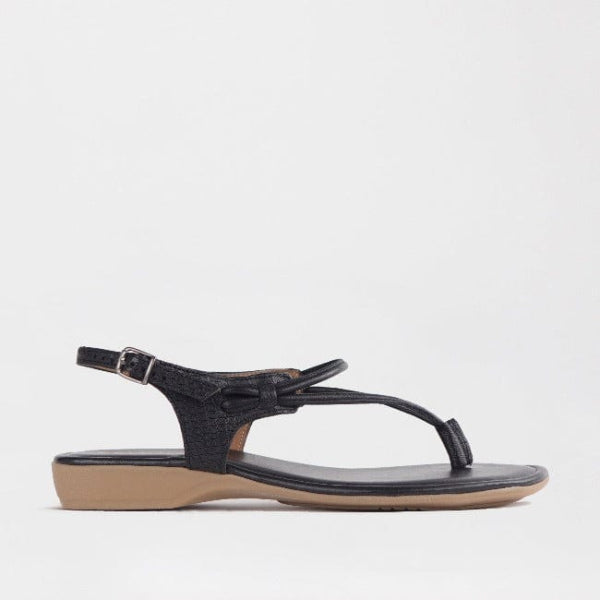 Mary Jane Suede Flat In Brown - 13075