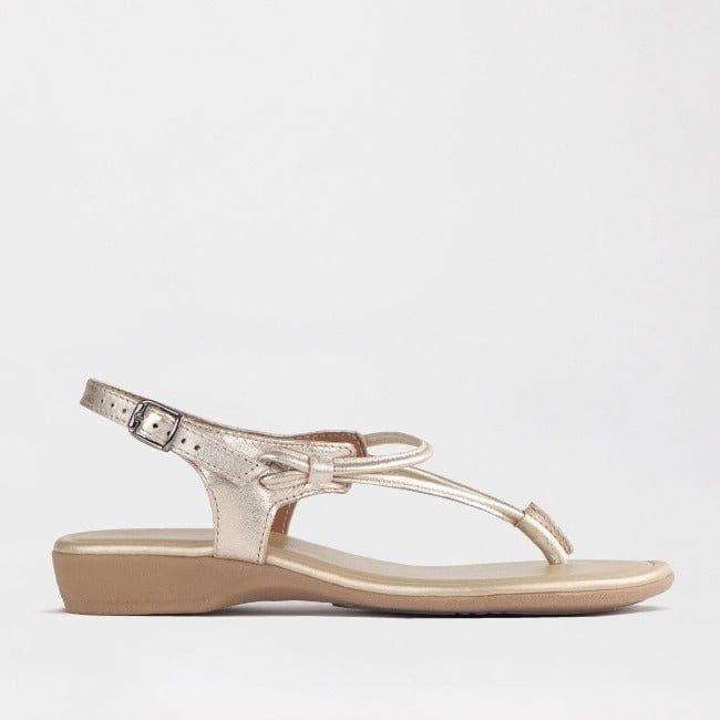 Mary Jane Suede Flat In Brown - 13124