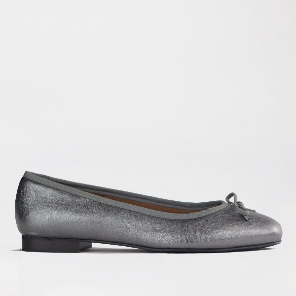Mary Jane Suede Flat In Brown - 13158