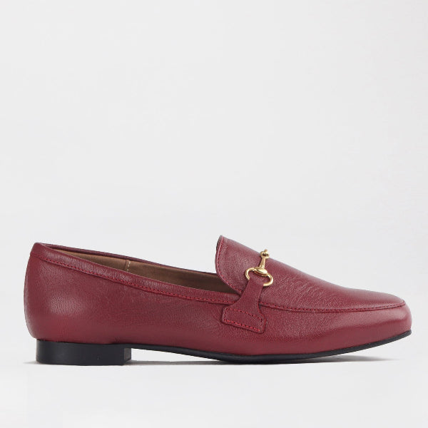 Mary Jane Suede Flat In Brown - 13108