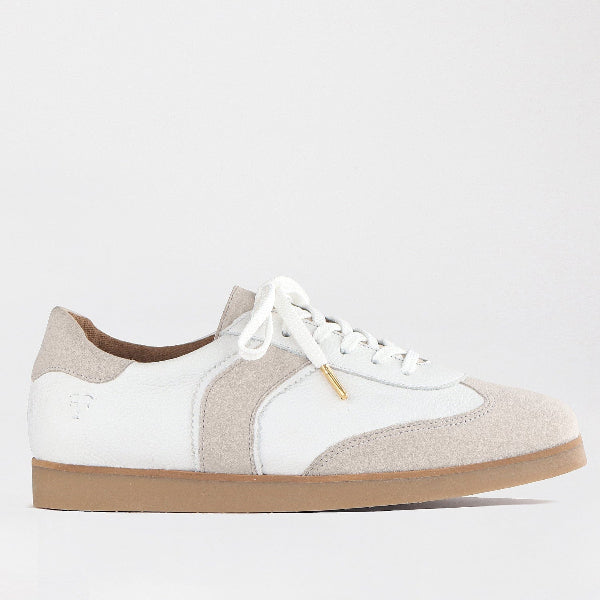 Mary Jane Suede Flat In Brown - 12985