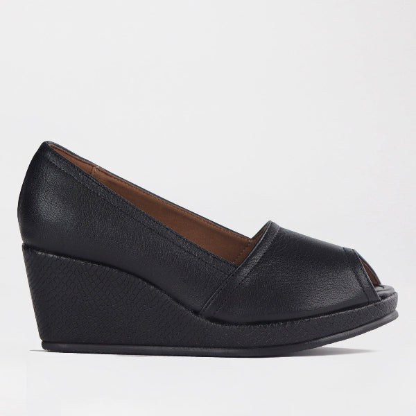 Mary Jane Suede Flat In Brown - 12991