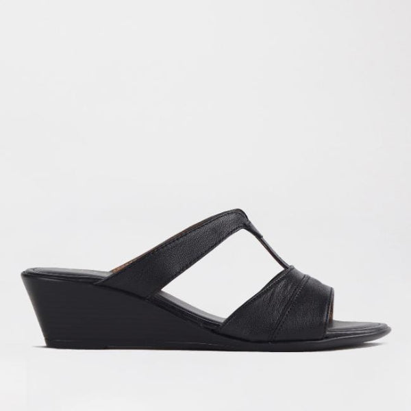 Mary Jane Suede Flat In Brown - 13120