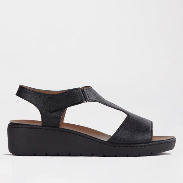 Mary Jane Suede Flat In Brown - 13052