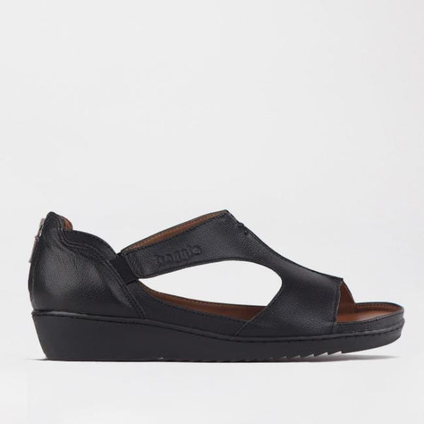 Mary Jane Suede Flat In Brown - 13055
