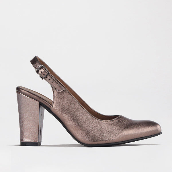 Mary Jane Suede Flat In Brown - 13021