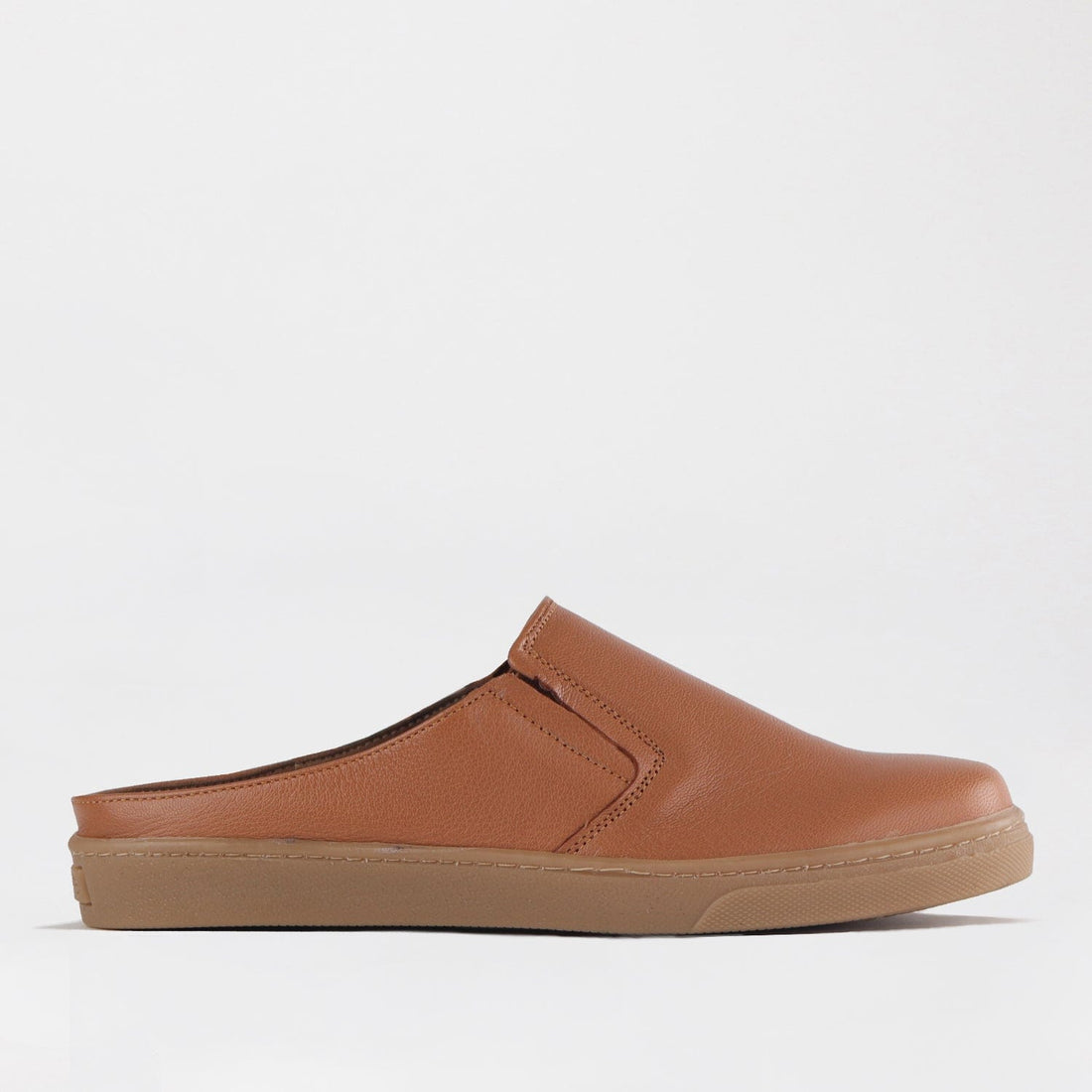Mary Jane Suede Flat In Brown - 13031