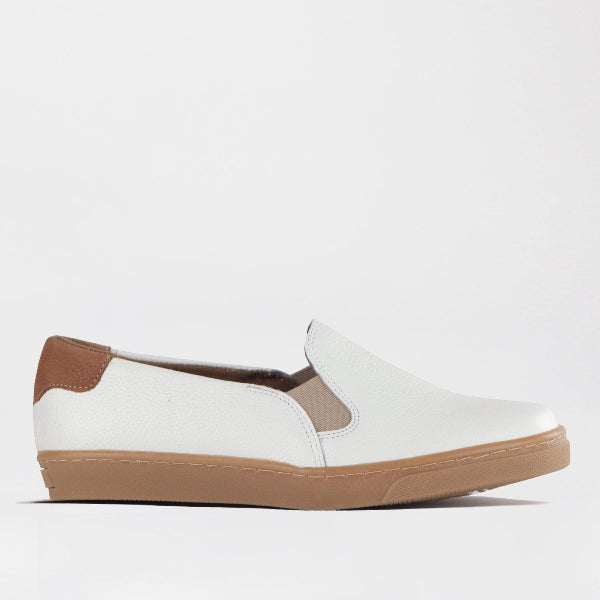 Mary Jane Suede Flat In Brown - 13043