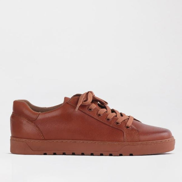 Men’S Sneaker With Removable Footbed In Chestnut - 12743