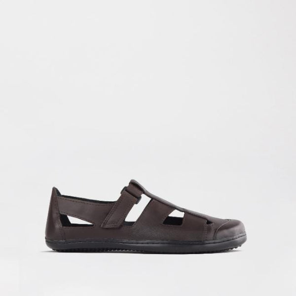 Boys School Sandal In Brown Sizes 28 -33 - 7816