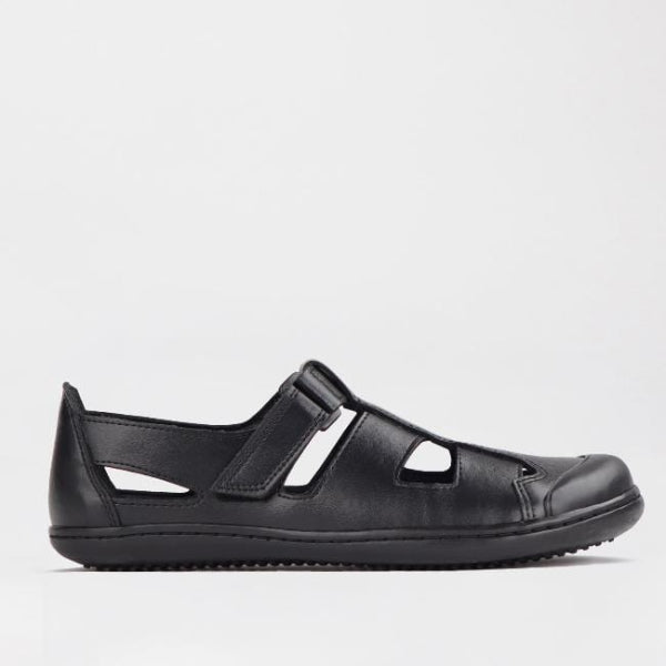 Boys School Sandal In Black Sizes 34 - 38 - 7817