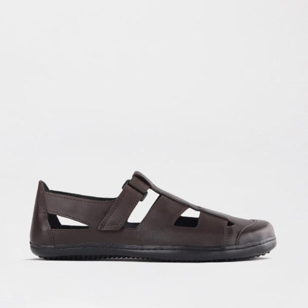 Boys School Sandal In Brown Sizes 34 - 38 - 7817