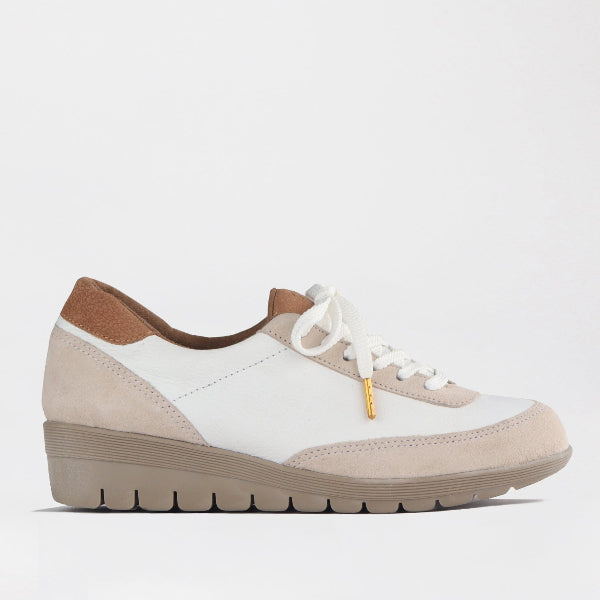 Mary Jane Suede Flat In Brown - 12992