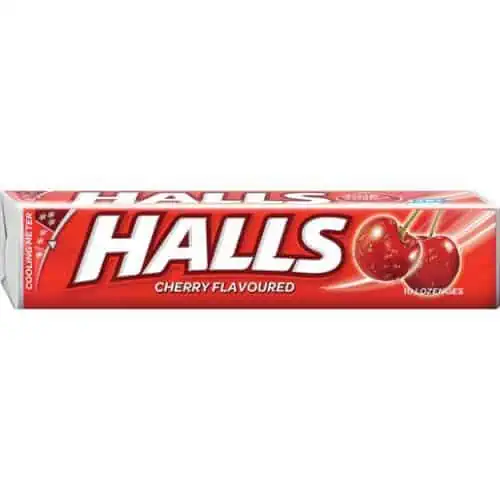 halls cherry tube