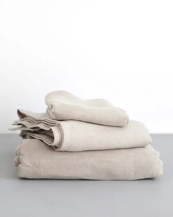 Mungo 100 Linen Bedding Natural Flax 02